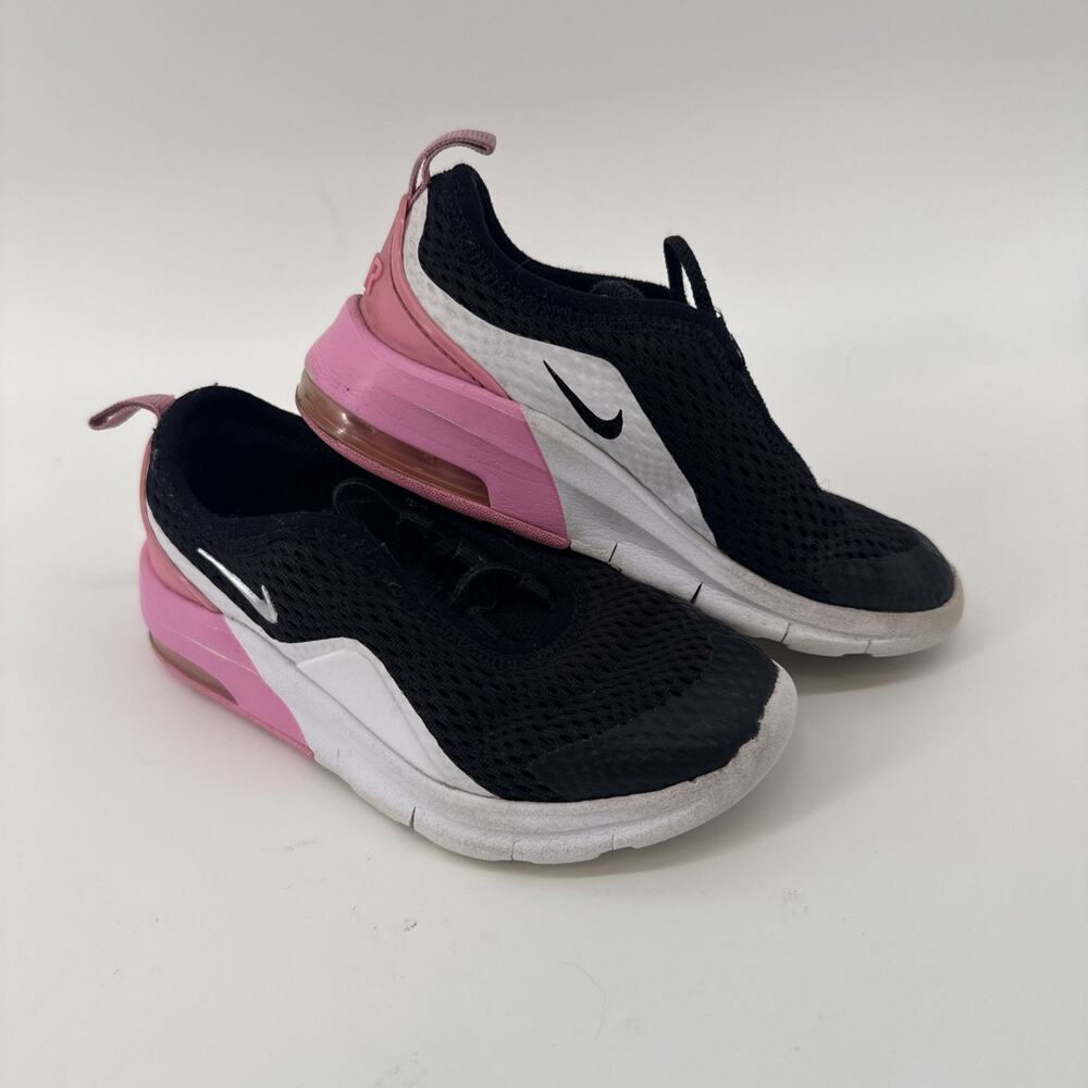 Nike Air Max Motion 2 Black/Pink/White/Metallic Silver (AQ2748-001) Size 9C